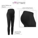 Umstandsleggings High Waist - blickdicht - Schwangerschaftsleggings Stretch – 1900 XL/XXL