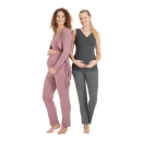 Two-Tone Umstands-Homewear-Set (8100-Mix)