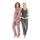 Two-Tone Umstands-Homewear-Set (8100-Mix) Grau-Mix XL