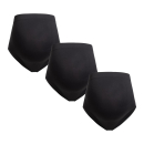 Überbauchslip Seamless 3er Pack (5830) Schwarz L/XL