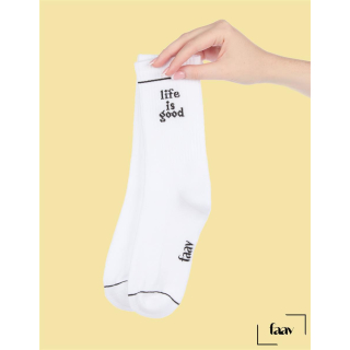 faav Tennissocken - Socken mit Print - Baumwoll-Socken - Unisex