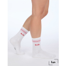 faav - Tennissocken - Crew Socks Print - Team Bride - Hochzeit - JGA - Socken Geschenk - Atmungsaktiv - 1er Pack