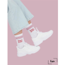 faav - Tennissocken - Crew Socks Print - Team Bride - Hochzeit - JGA - Socken Geschenk - Atmungsaktiv - 1er Pack