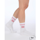 faav - Tennissocken - Crew Socks Print - Team Bride - Hochzeit - JGA - Socken Geschenk - Atmungsaktiv - 1er Pack